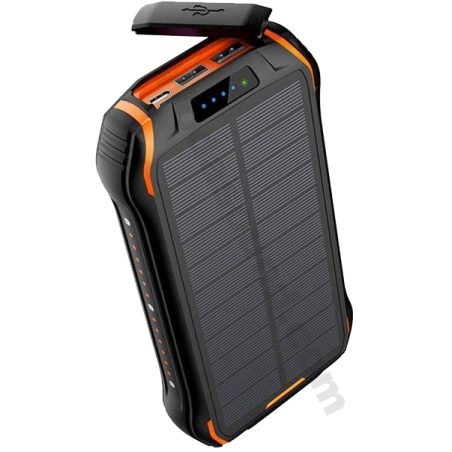 Wodasport® SolarDozer I-268W, Outdoor Adventure™ 26800 mA/h Solární Powerbanka, quickcharge 3.0, bezdrátové nabíjení, IP66