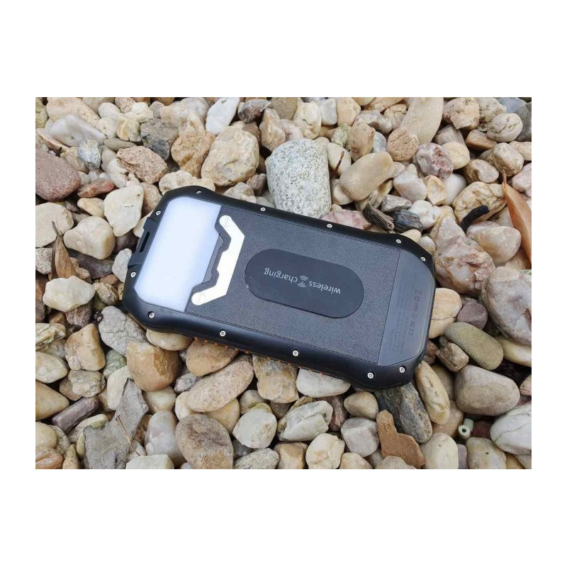 Wodasport® SolarDozer I-268W, Outdoor Adventure™ 26800 mA/h Solární Powerbanka, quickcharge 3.0, bezdrátové nabíjení, IP66