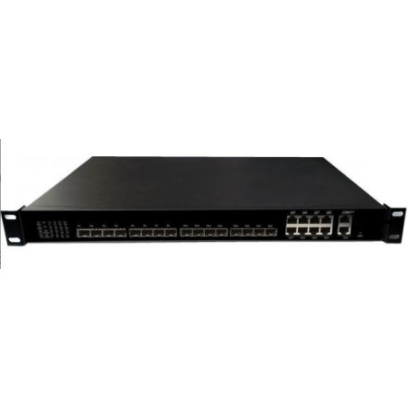 WDS1U8PGE 1U 8PON GEPON OLT, Chipset Cortina CS8032, CLI, WEB, SNMP management