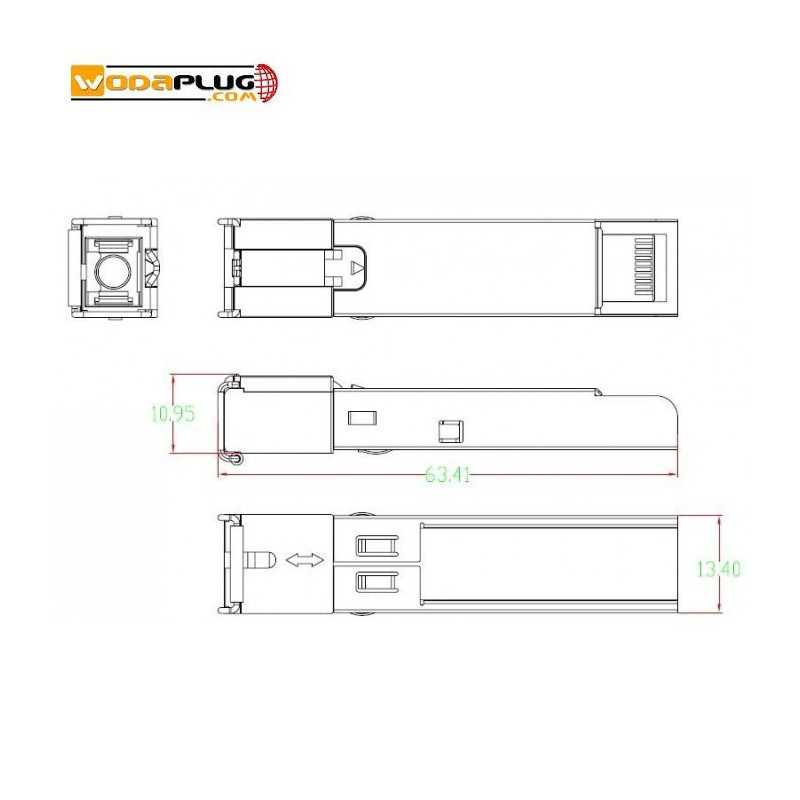 SFP‐PX20 GEPON OLT SFP Transceiver 1.25Gbps, 1000BASE-PX20