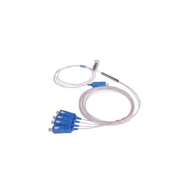 PON PLC splitter - rozbočovač, default connector type SC/PC 2mm, patch cable 1m, mini package