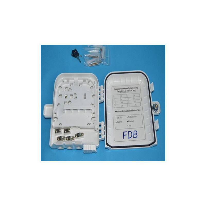 Wodaplug outdoor 8 port splitter FTTH PON BOX WDP0208B for mini PLC splitters