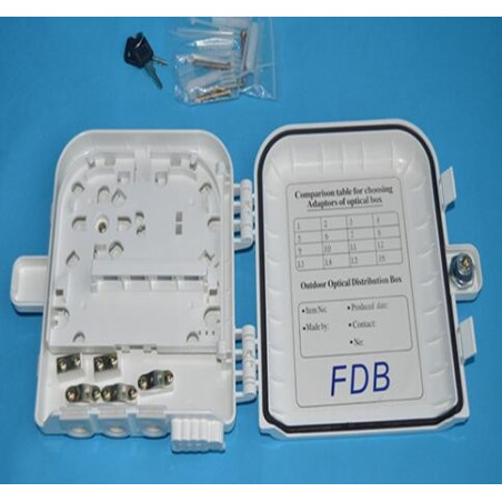 Wodaplug outdoor 8 port splitter FTTH PON BOX WDP0208B for mini PLC splitters