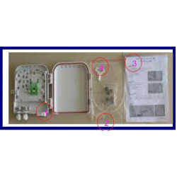 Wodaplug outdoor 8 port splitter FTTH PON BOX WDP0208B for mini PLC splitters
