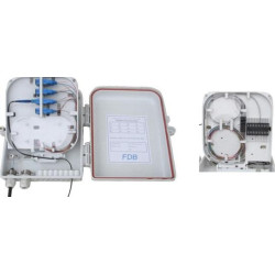 Wodaplug outdoor 16 port splitter FTTH PON BOX WDP02016B for mini PLC splitters