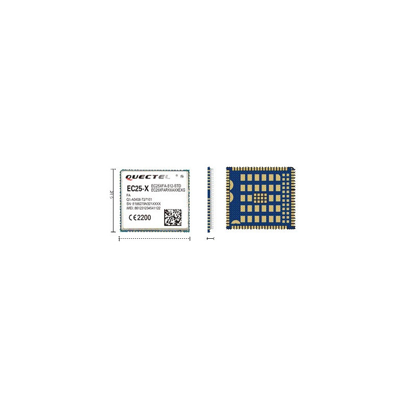 Quectel EC25 miniPCIe - optimized LTE Cat 4 Module EC25-E EUROPE EMEA version