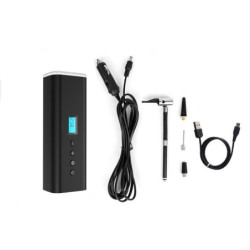 Pumpička na kola WDS-PUMP/X1 přenosná nabíjecí 12V 10.3 BAR s LCD digitálním displejem 12V a nástavci - Auto kolo člun