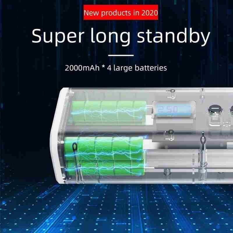 Pumpička na kola WDS-PUMP/X1 přenosná nabíjecí 12V 10.3 BAR s LCD digitálním displejem 12V a nástavci - Auto kolo člun