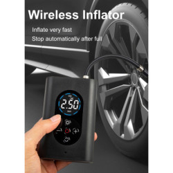 Pumpička / Powerbanka WDS-PUMPENERGY přenosná nabíjecí 12V 10.3 BAR s LCD digitálním displejem 12V a nástavci - Auto kolo člun