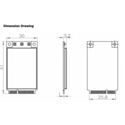 Qualcomm COMPEX WLE600VX - 7A miniPCIe QCA9882 module, 802.11ac, 2,4 / 5GHz, 2x2 MIMO, reference XB140 design