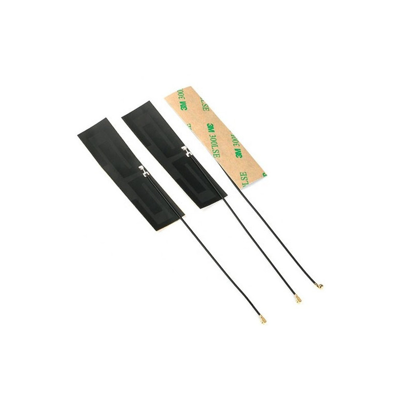 Wodaplug Whip3 3dBi Passive GSM LTE 5G 4G PCB FPC Antenna with pigtail i-pex4 for MHF4 M.2 LTE modules