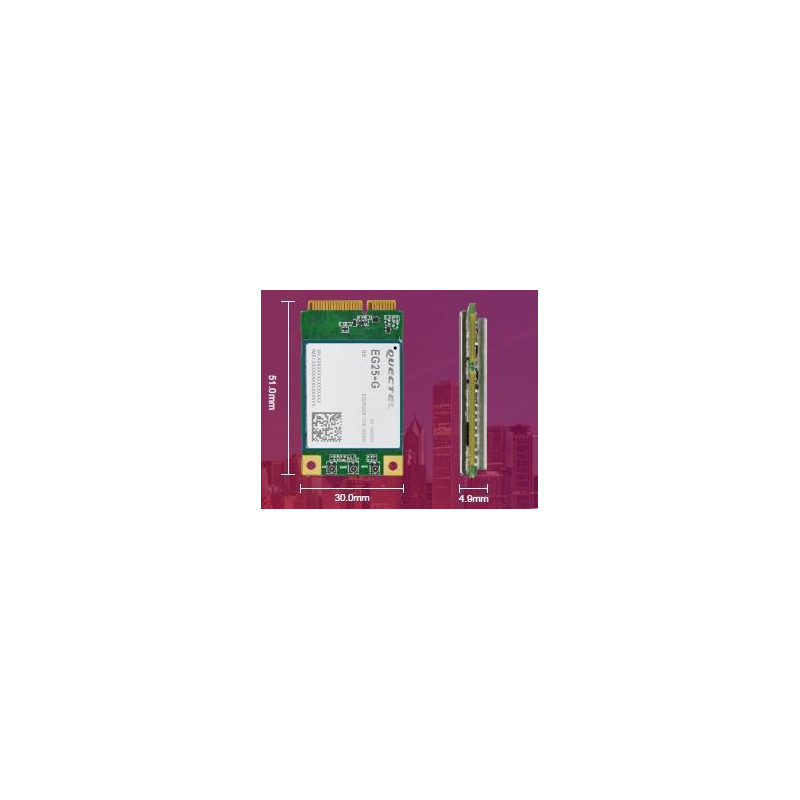 Quectel EG25-G Mini PCIe IoT/M2M-optimized LTE Cat 4 Module