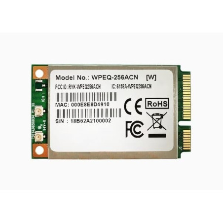Sparklan WPEQ-256ACN Mini PCIe Module WiFi 5, Qualcomm QCA9882 BR4A 2T2R, 802.11ac/a/b/g/n