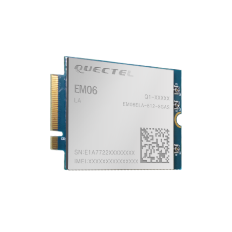 EM06-E EM06ELA-512-SGAD Quectel LTE-A M.2 - optimized 3GPP Rel. 11 LTE 2xCA Cat 6 Module , 5G+ ready, version Europe
