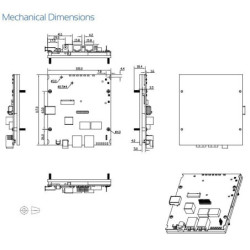 WPJ428 Multi-function IPQ4028 Embedded Board, 710MHz CPU / 2x GE Port / Dual Band 802.11ac Wave 2, LTE Gateway