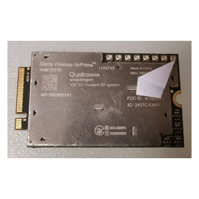 Qualcomm SDX55 Sierra AirPrime EM9190 5G NR Sub-6 GHz Module