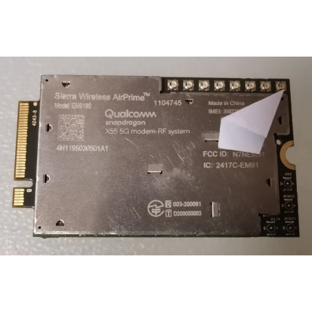 Qualcomm SDX55 Sierra AirPrime EM9190 5G NR Sub-6 GHz Module