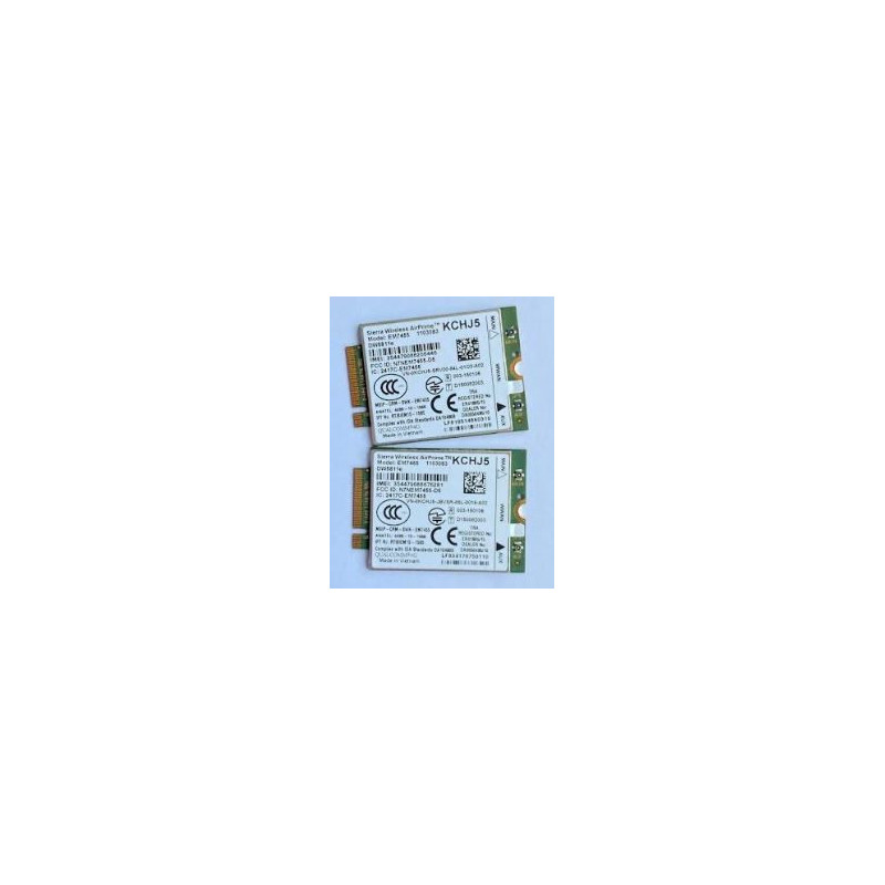 EM7455 DE5811E AirPrime Sierra wireless Module M.2, LTE-A, DC-HSPA+, HSPA+, HSDPA, HSUPA, WCDMA, GSM, GPRS, EDGE, CDMA, GNSS