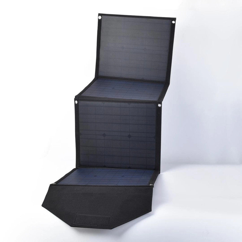Přenosný solární panel skládací 200W multivýstupy USB QC 3.0, Type C 60W, XT60, DC 12-24V/8,33A max, Anderson konektor