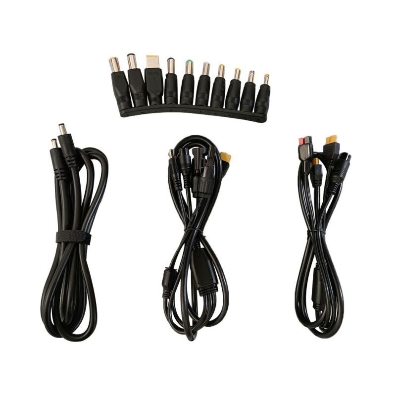 Přenosný solární panel skládací 200W multivýstupy USB QC 3.0, Type C 60W, XT60, DC 12-24V/8,33A max, Anderson konektor