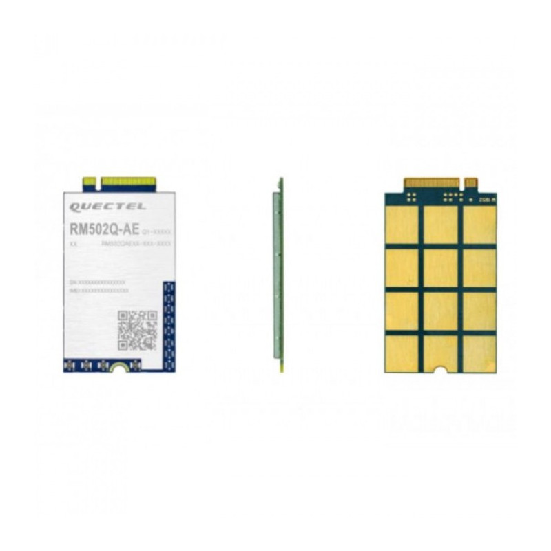 Quectel RM502Q-AE 5G NR sub-6GHz M.2 LTE cellular module, Qualcomm Snapdragon X55 5G modem, 4G LTE-A, 4x4 MIMO