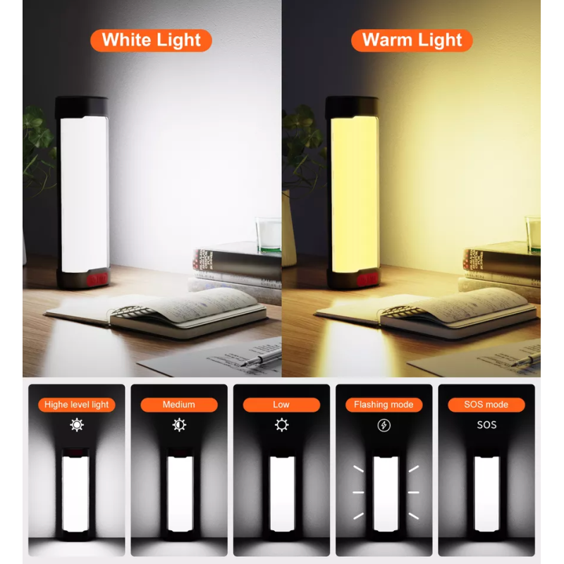 ESO-1 Solar Camping LED Light & záložní powerbanka 3000mA