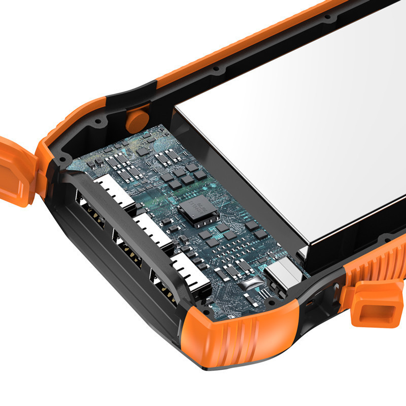 Wodasport® SolarDozer SuperChip 85% WDSWF33W Outdoor Adventure™ 20000 mA/h Solární Powerbanka Super Fast QCH 4 PD 20W bezdrátová