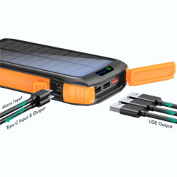 Wodasport SolarDozer WDSWF33W Solar Power Bank – 20,000 mAh