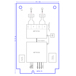 524 WiFi 6 Mediatek DR7915 2T2R Dual Band Concurrent DBDC miniPCIe module IEEE 802.11ax 2.4G / 5GHz, NPD