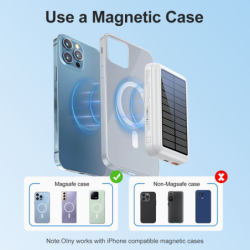 WDS20W MagSafe Solar Power Bank – 9,000 mAh, PD 20W, 15W Wireless