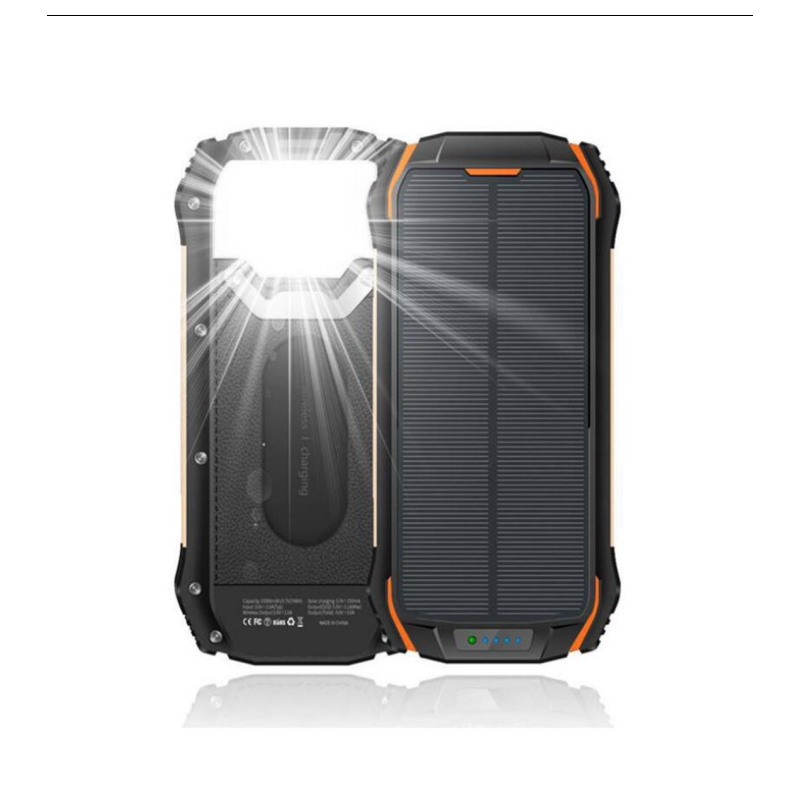 Wodasport® SolarDozer I-268WF FastCharge, Outdoor Adventure™ 25000 mA/h Solární Powerbanka, QCh 3.0, bezdrátové nabíjení