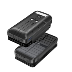 Wodasport® SolarPanels Outdoor Adventure™ B16P4 Fast Charge 16000 mAh 4 x solar panel 1.3Ah solární powerbanka