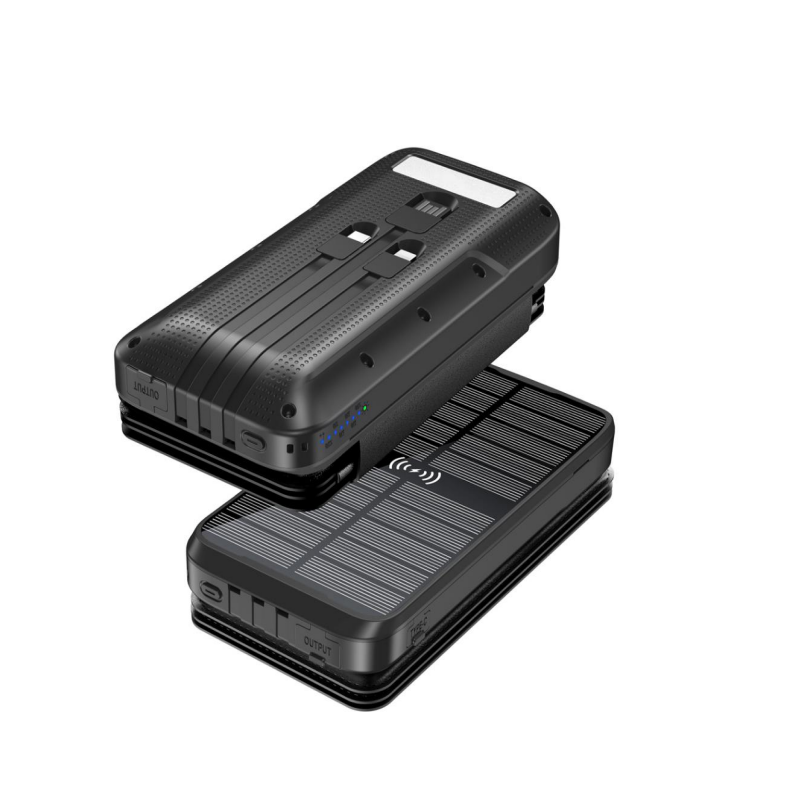 Wodasport B16P4 Folding Solar Power Bank – 16,000 mAh / 4 Panels