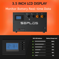 Displej baterie a přední panel SEPLOS MASON-280 Standard