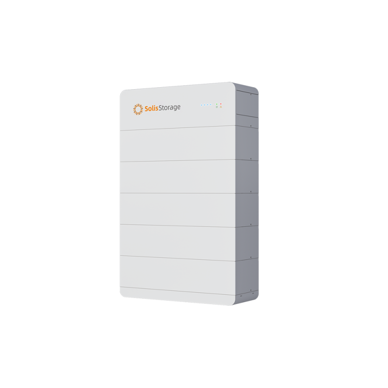 Kontext věže Solis FlexHome-L — samostatně se prodává jeden modul FlexHome-BAT5kWh-L