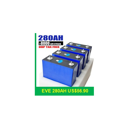 EVE LiFePO4 cell 3.2 V 280 Ah – AVEPOWER
