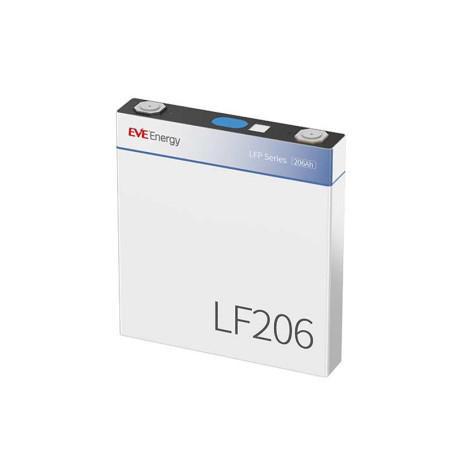 EVE LiFePO4 cell 3.2 V 206 Ah – AVEPOWER — capacity-range reference photograph