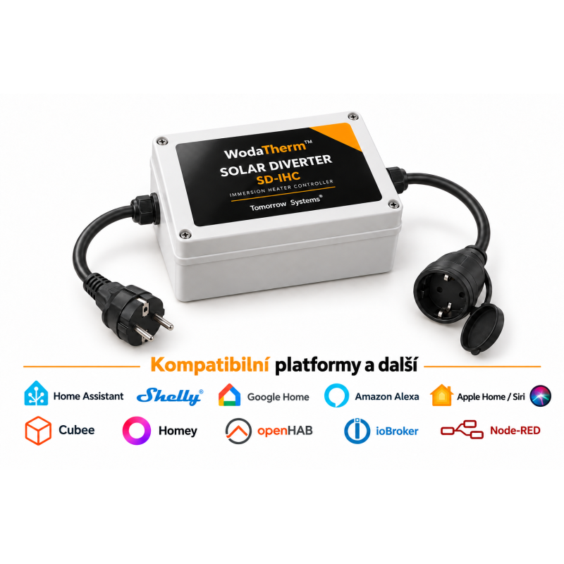 WodaTherm™ SD-IHC — kompatibilní platformy včetně Apple Home / Siri