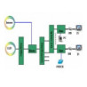 BAZAR - Wodaplug EOC Indoor Master EOC1121L,700Mbps,2*LAN,2*F,WEB Management