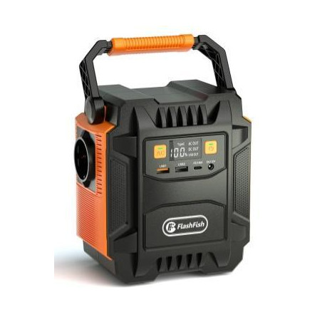FlashFish A201 Portable Power Station — 200 W, 172.8 Wh
