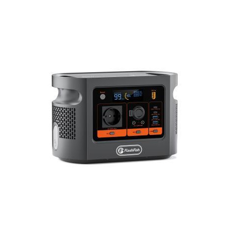 FlashFish E106B Portable Power Station — 600 W, 384 Wh