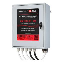 Třífázový multifunkční regulátor 17kW pro ohřev bazénů, topných soustav a dalších odporových těles | WodaTherm™ SD-IHC-3P