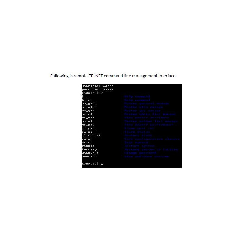 BAZAR - Wodaplug EOC Indoor Master EOC1121L,700Mbps,2*LAN,2*F,WEB Management